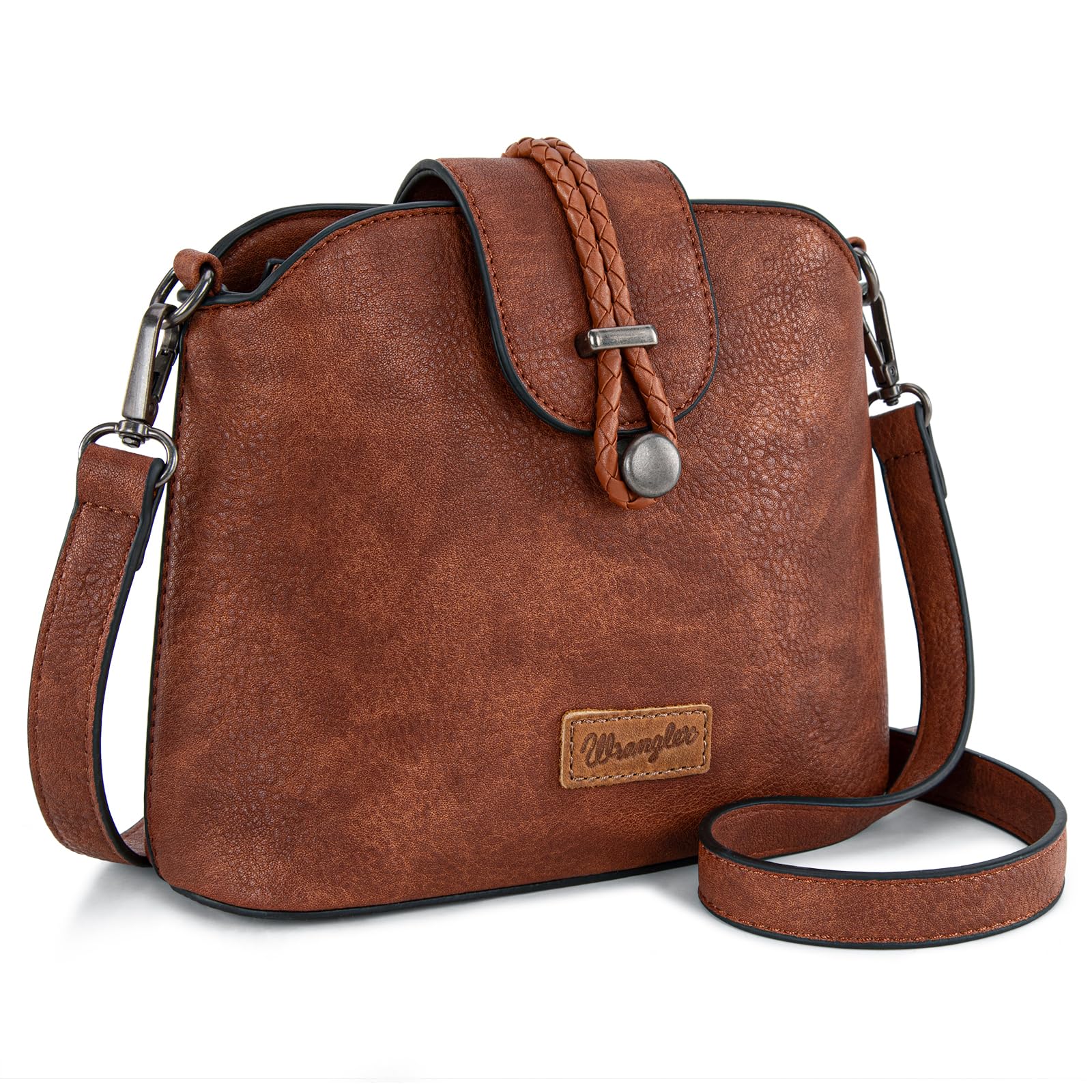 Wrangler Small Crossbody Bags for Women Shoulder Cute Purses and Handbags with Adjustable Strap