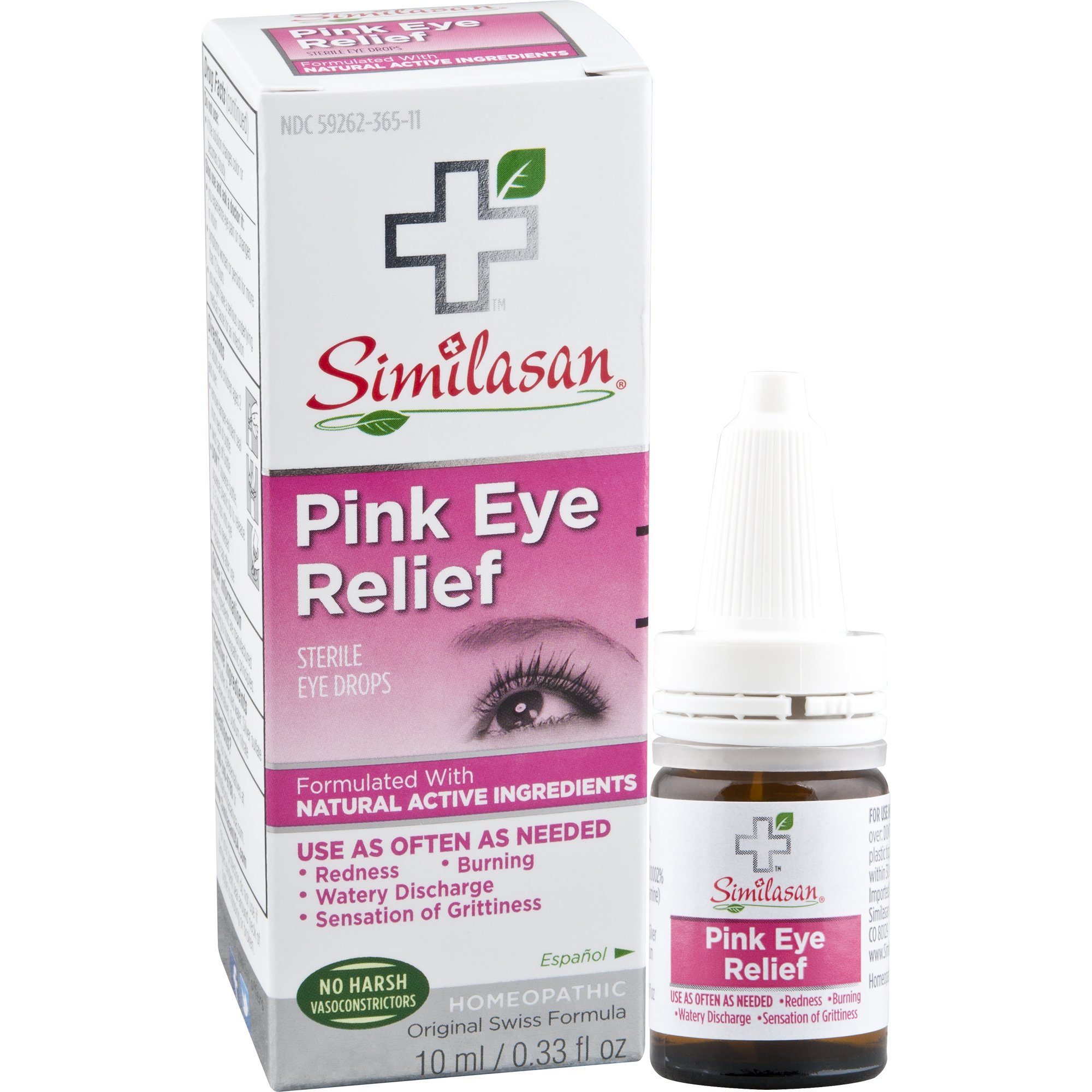 Similasan Pink Eye Relief Eye Drops .33 Ounce, for Temporary Relief