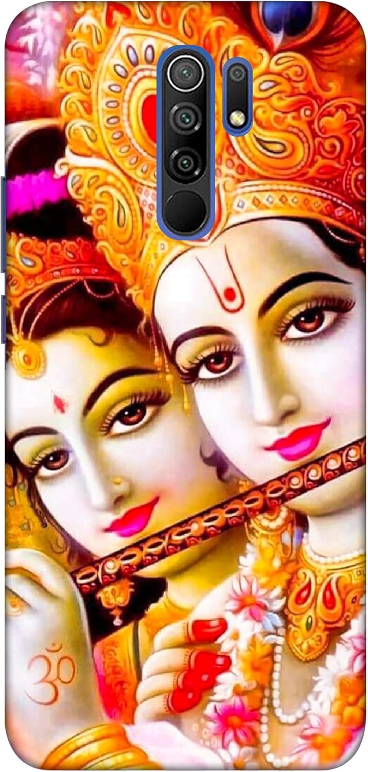 Faybey Lord Krishna with Gopika Image Back Cover for Amazon.in