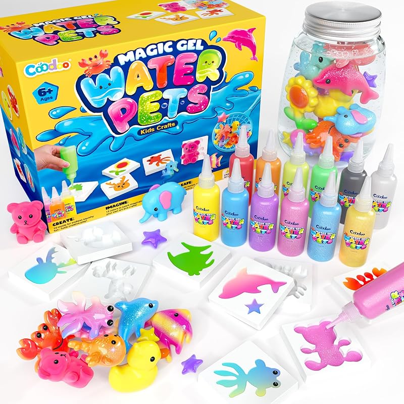Coodoo Magic Water Elf Toy Craft Kits Aqua Fairy Gel DIY Squishies