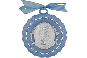 WILLIAM J. HIRTEN Guardian Angel Crib Medal (Blue)
