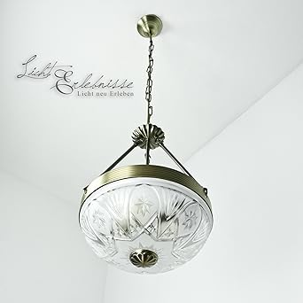 Edle Hangeleuchte In Bronze Jugendstil Inkl 2x 12w E27 Led Pendelleuchte Aus Metall Glas Hangelampe Fur Wohnzimmer Esszimmer Pendellampe Lampe Leuchten Beleuchtung Innen Amazon De Beleuchtung