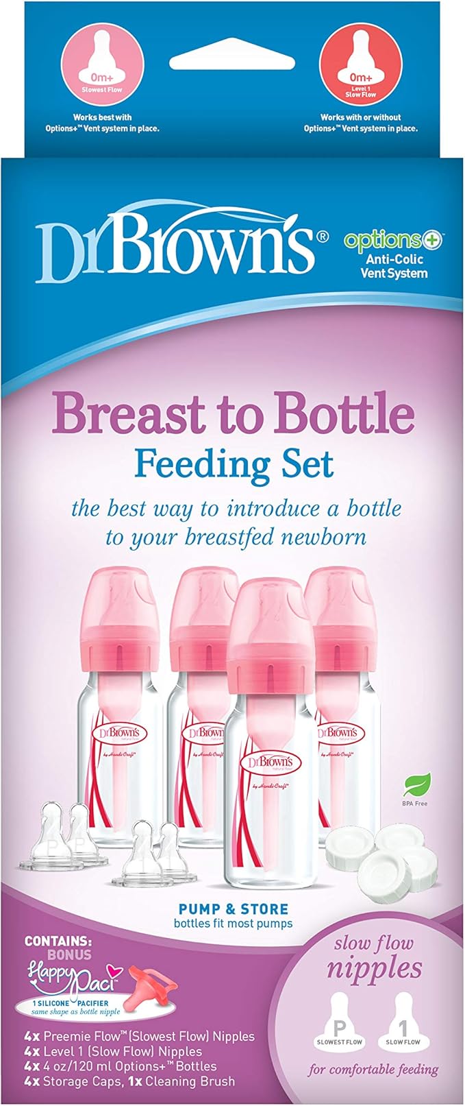 dr brown's slow flow bottle set
