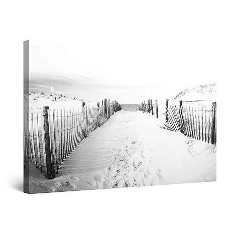 Download Schwarz weiss strand wandkunst For Android Free