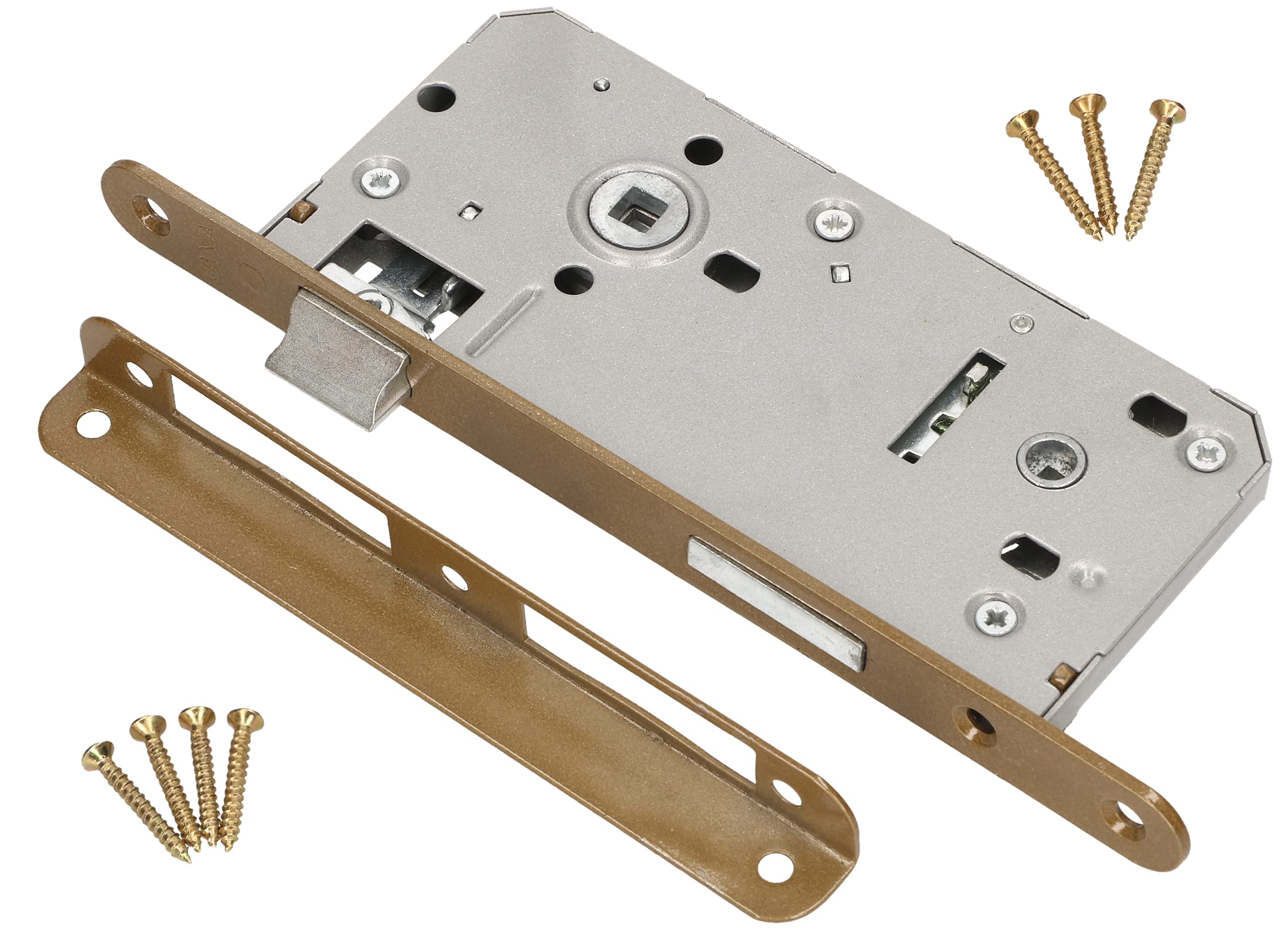 KOTARBAU ® Interior door mortise lock 90x50mm toilet version universal right and left