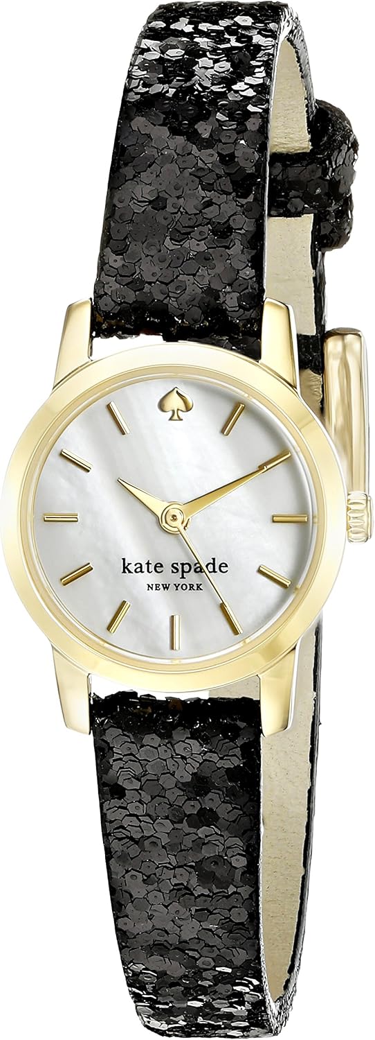Amazon Com Kate Spade New York Women S Ksw1010 Tiny Metro Analog Display Analog Quartz Black Watch Watches