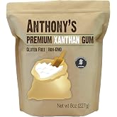 Anthony's Xanthan Gum Powder, 8 Ounce, Gluten Free, Non GMO, Keto Friendly