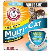Arm &amp; Hammer Multi-Cat Clumping Litter Unscented, 26.3lb