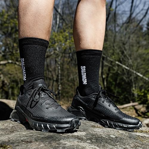 Salomon Women's ALPHACROSS Trail Running Shoes for Women, Black Black  Ebony,