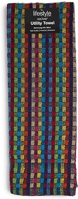 Emma Barclay 4 Pack 100% Cotton Tea Towels Multicolour Check view 4