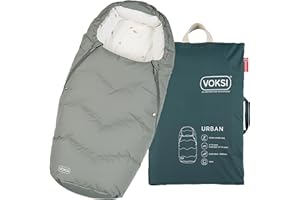 Voksi Footmuff for Stroller, Urban 2025, Natural Wool & Down, Superbly Padded & High Insulation, Extendable, Norway Product