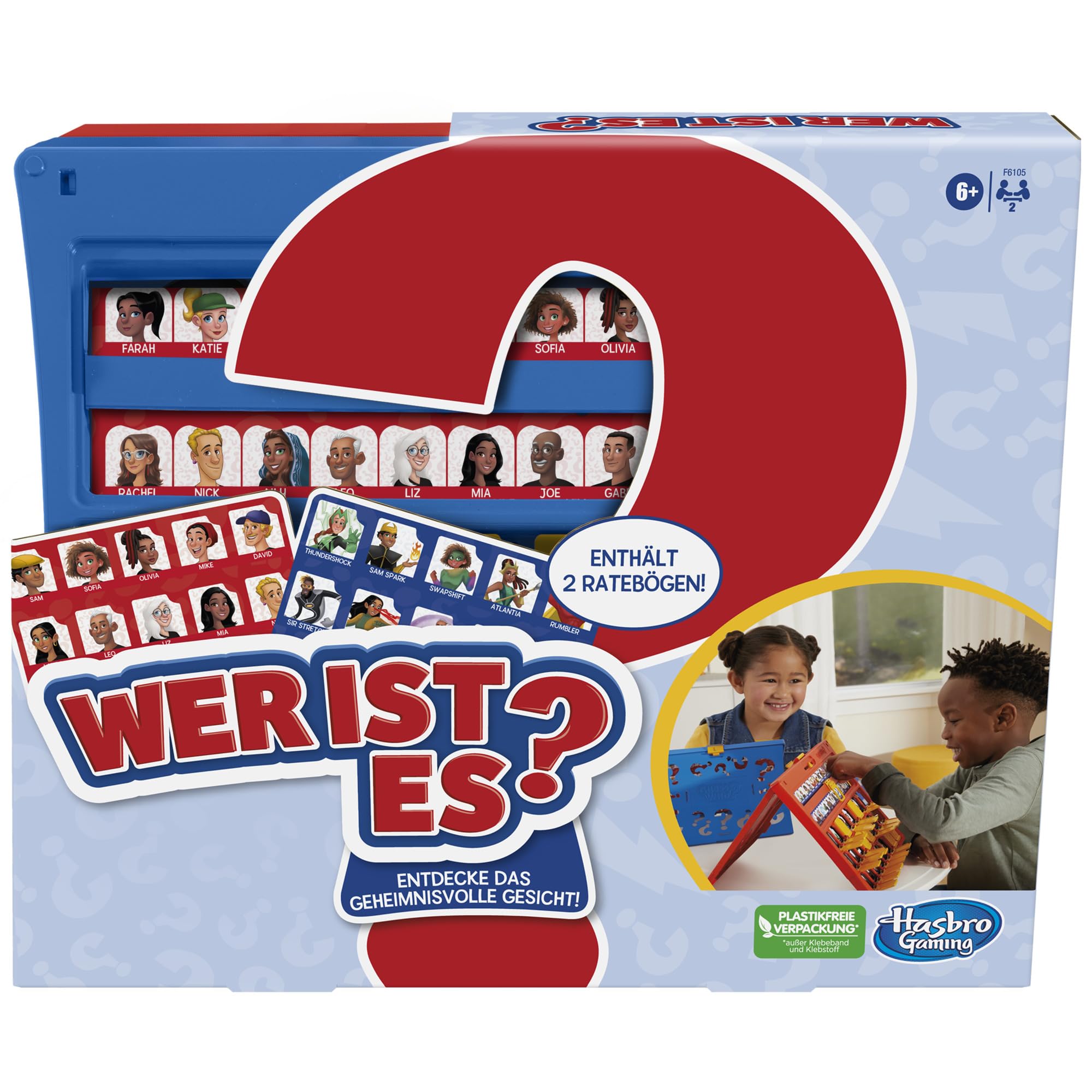 Who is it? Guessing Game, Board Game for Children from 6 Years, for 2 Players