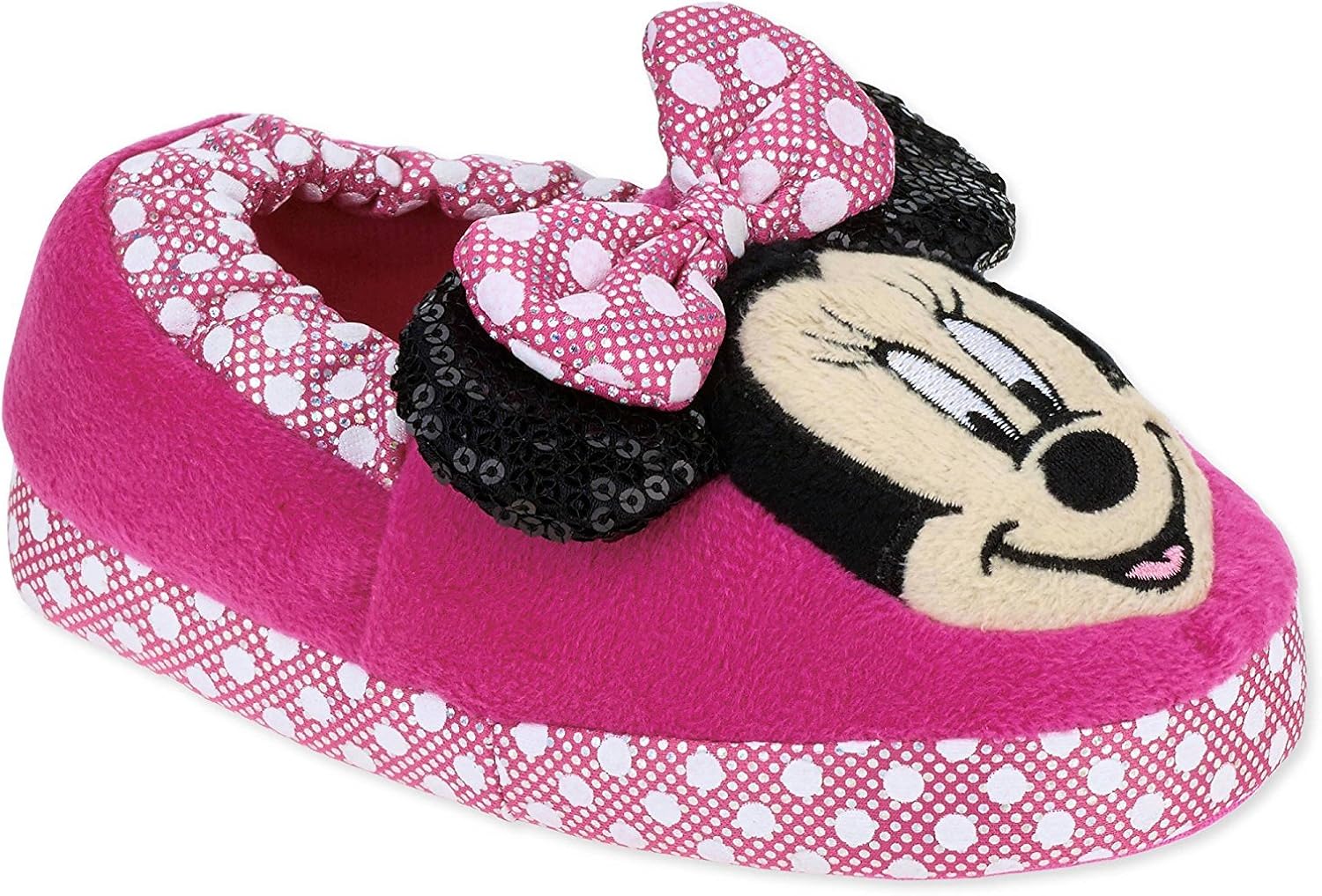 Minnie mouse girls slippers Clearance