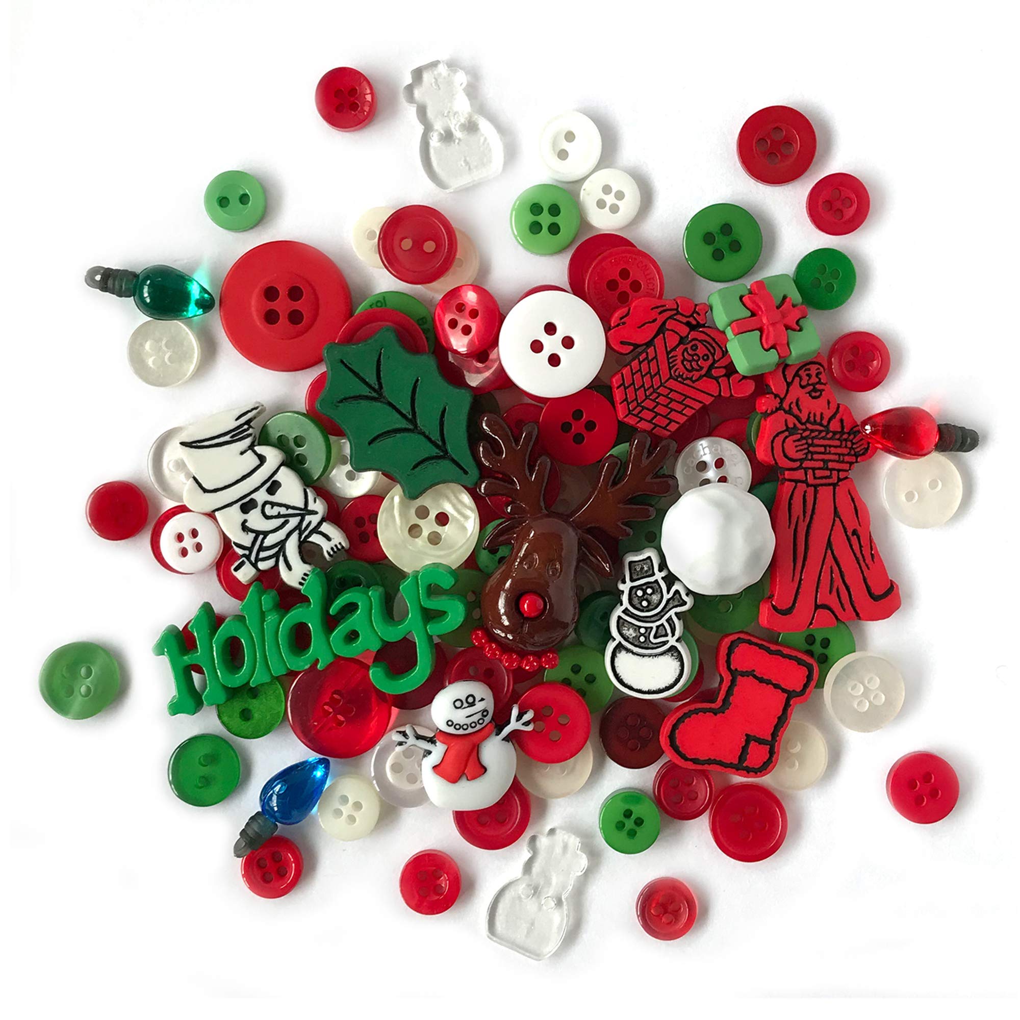 Buttons Galore Holiday, Multi-Colour, 0.6