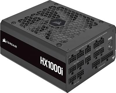 Corsair HX1000i Fully Modular Power Supply ATX 3.1 PCIe 5.1 80 Plus Platinum