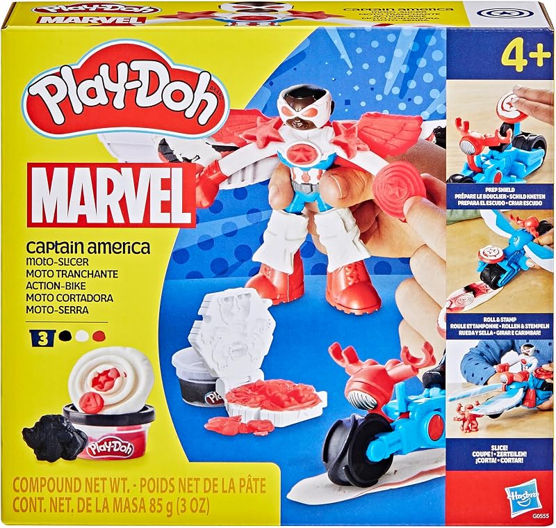 Marvel Captain America Action-Bike Spielset