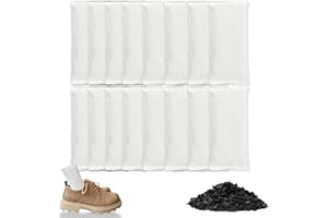 KaiCarnte 16 Pack Shoe Deodorizer Bags,Activated Charcoal Odor Absorber,Closet Deodorizer Odor Eliminator For Strong Odor,Sho