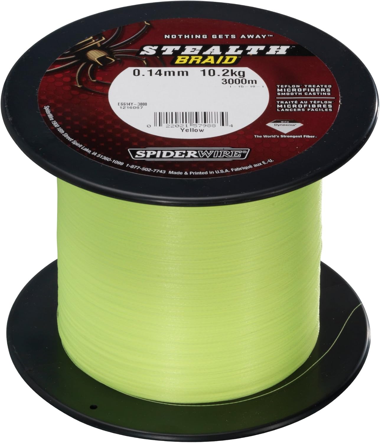Buy Spiderwire 1500Yard Stealth GlowVis Braid Fishing Line Online at