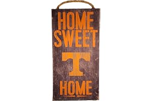GAMEDAY NOVELTIES Tennessee 6" x 12" Home Sweet Home Wood Sign