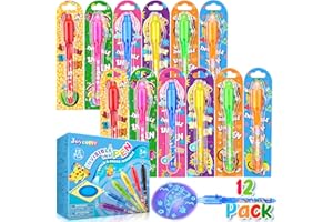 Joycover Invisible Ink Pen with UV Light for Kids, Party Favors for Kids 4-6 8-12, 12PCS Spy Pen Classroom Prizes School Supplies, Birthday Christmas Gift Toys Goody Bag Stuffers for Boys Girls