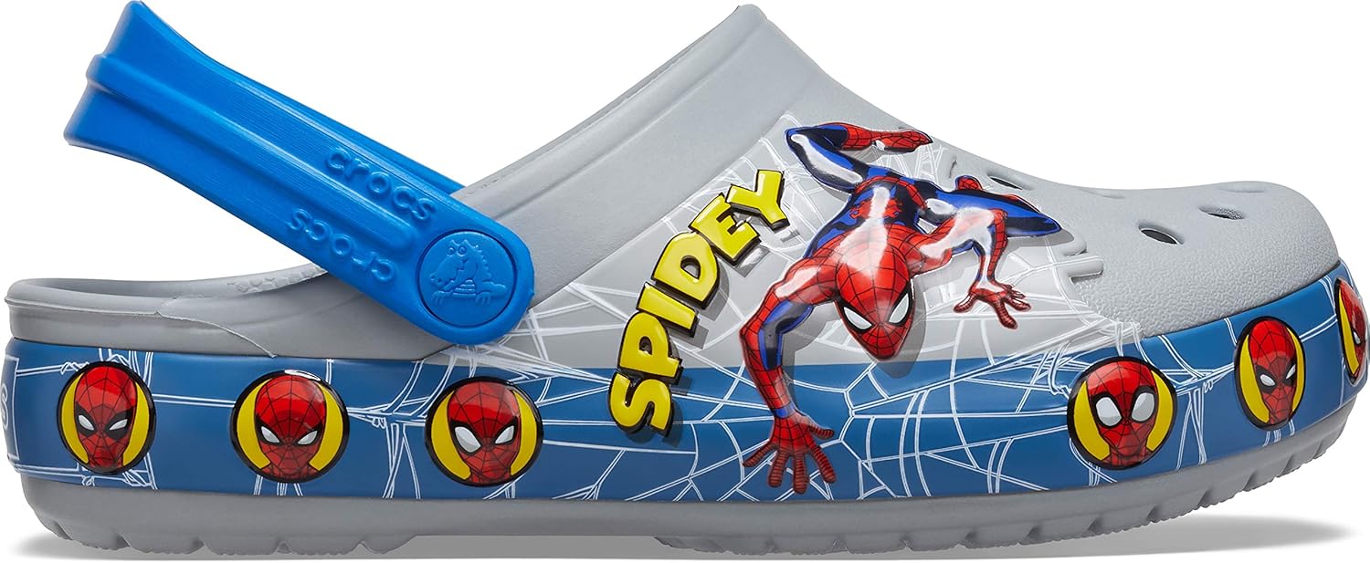 spiderman crocs light up