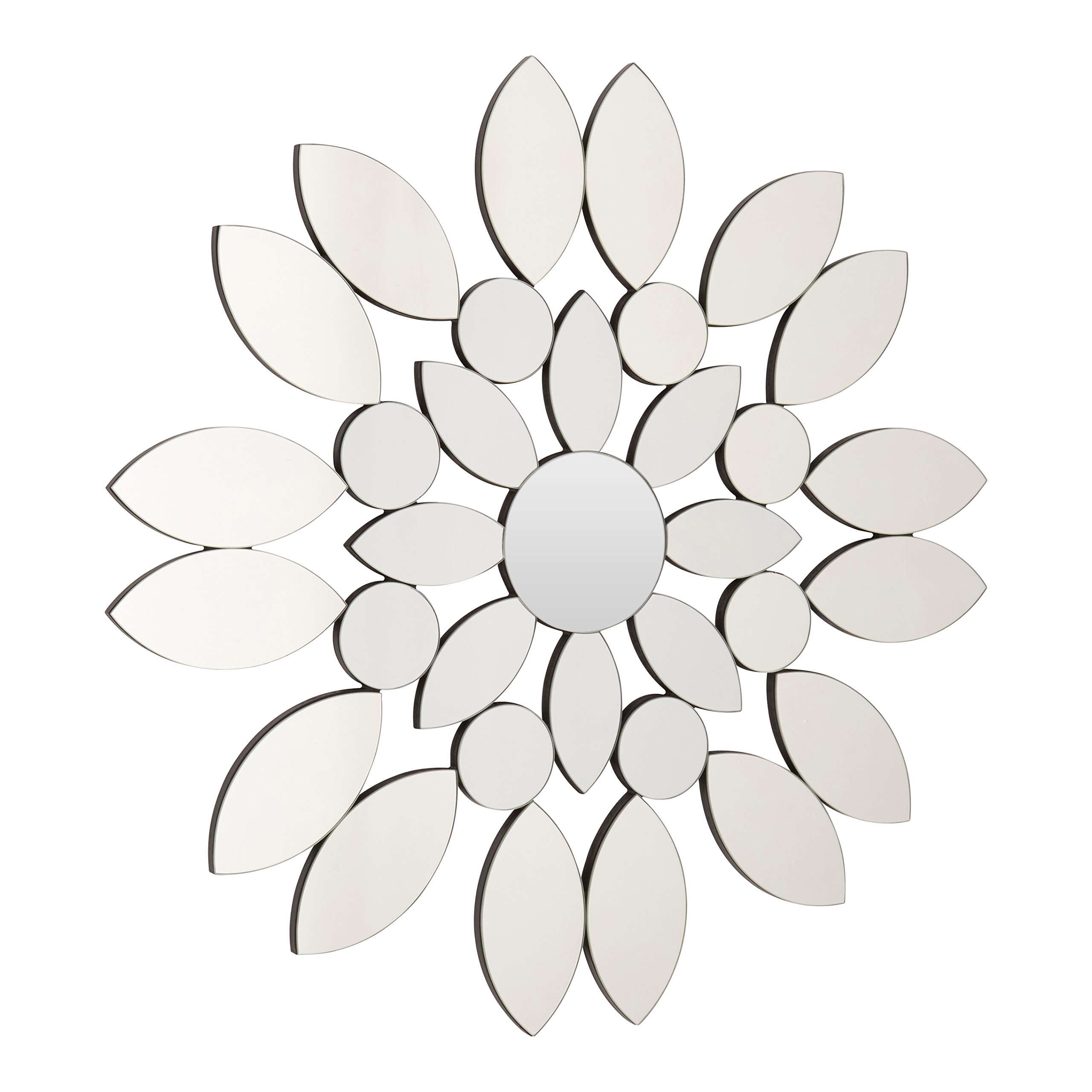 Premier Housewares Blossom Wall Mirror - Silver