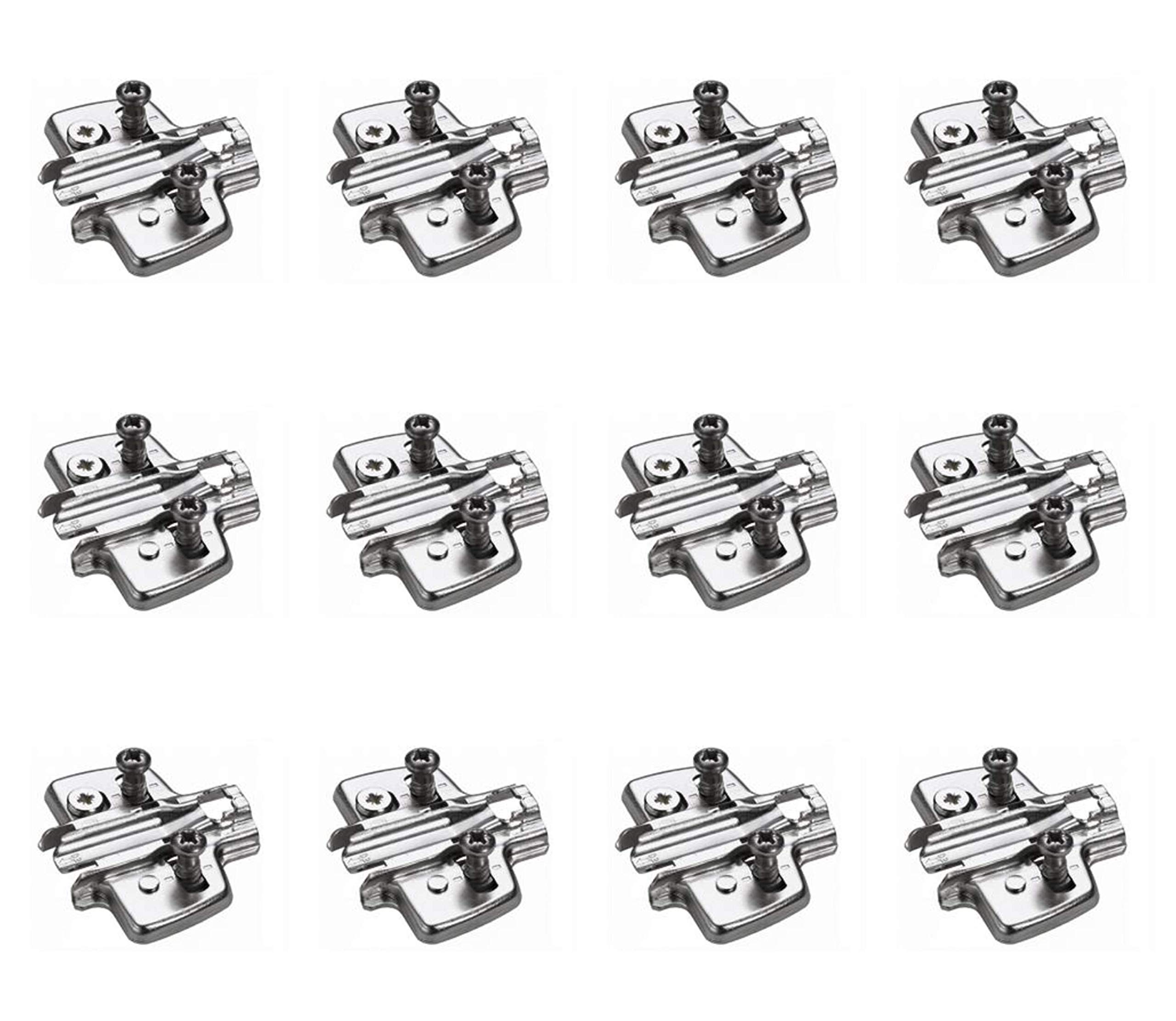 Hettich Cross Mounting Plate Direct Height Adjustment for Sensys and Intermat Hinges (9071666) x12