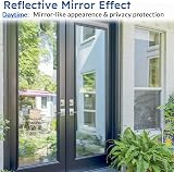 rabbitgoo Heat Reflective Window Film Privacy One Way Mirror 75x300cm view 4