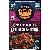 Siete Chicken Fajita Seasoning Mix | Seasoning for Chicken and Veggies | Gluten Free | Vegan | Non GMO | Whole30 Approved | 1