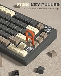 Womier Keycaps, Custom PBT Doubleshot Keycaps 60 65