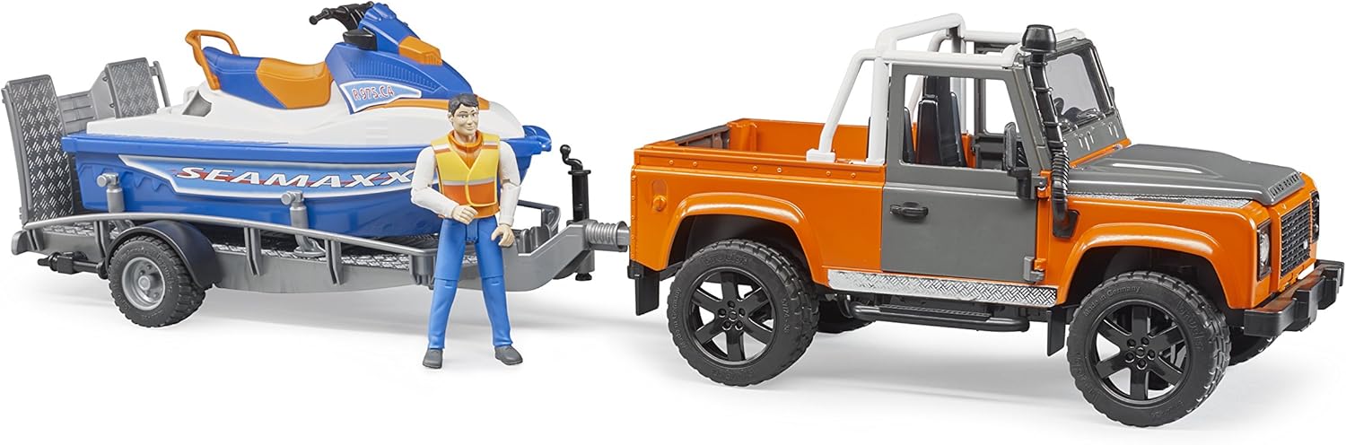 bruder land rover defender pick up