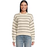 Madewell Women's Striped Ribbed-Sleeve Sweater