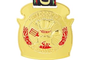 Abaokai Cooking Medals Chili Cook Off Awards and Trophies 1st Place Medals for Chili Cook Off Party Supplies