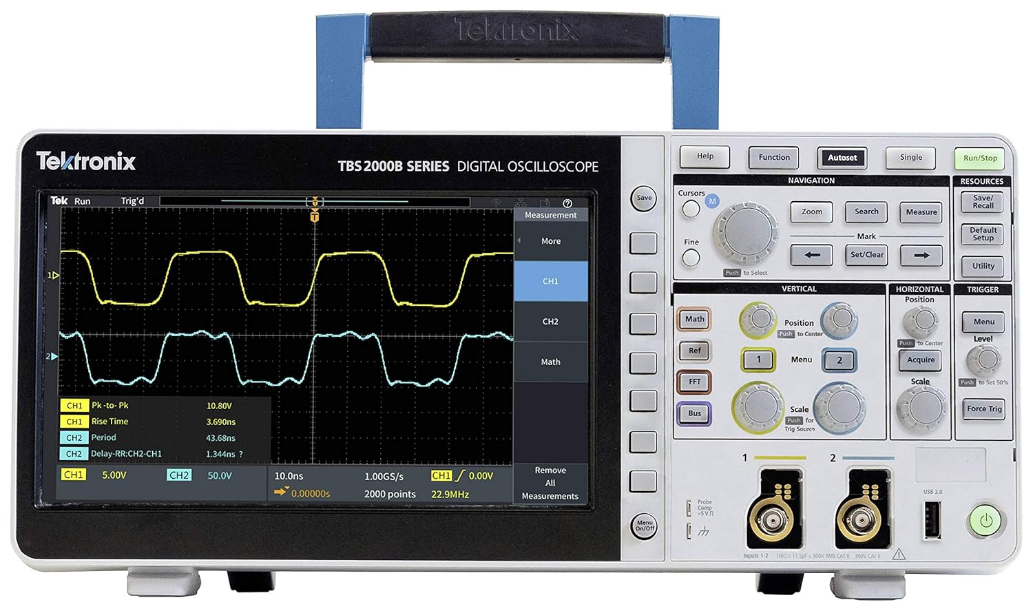 Amazon Tektronix テクトロニクス デジタル オシロスコープ 100mhz 1gs S 2ch Tbs2102b オシロスコープ 産業 研究開発用品 通販