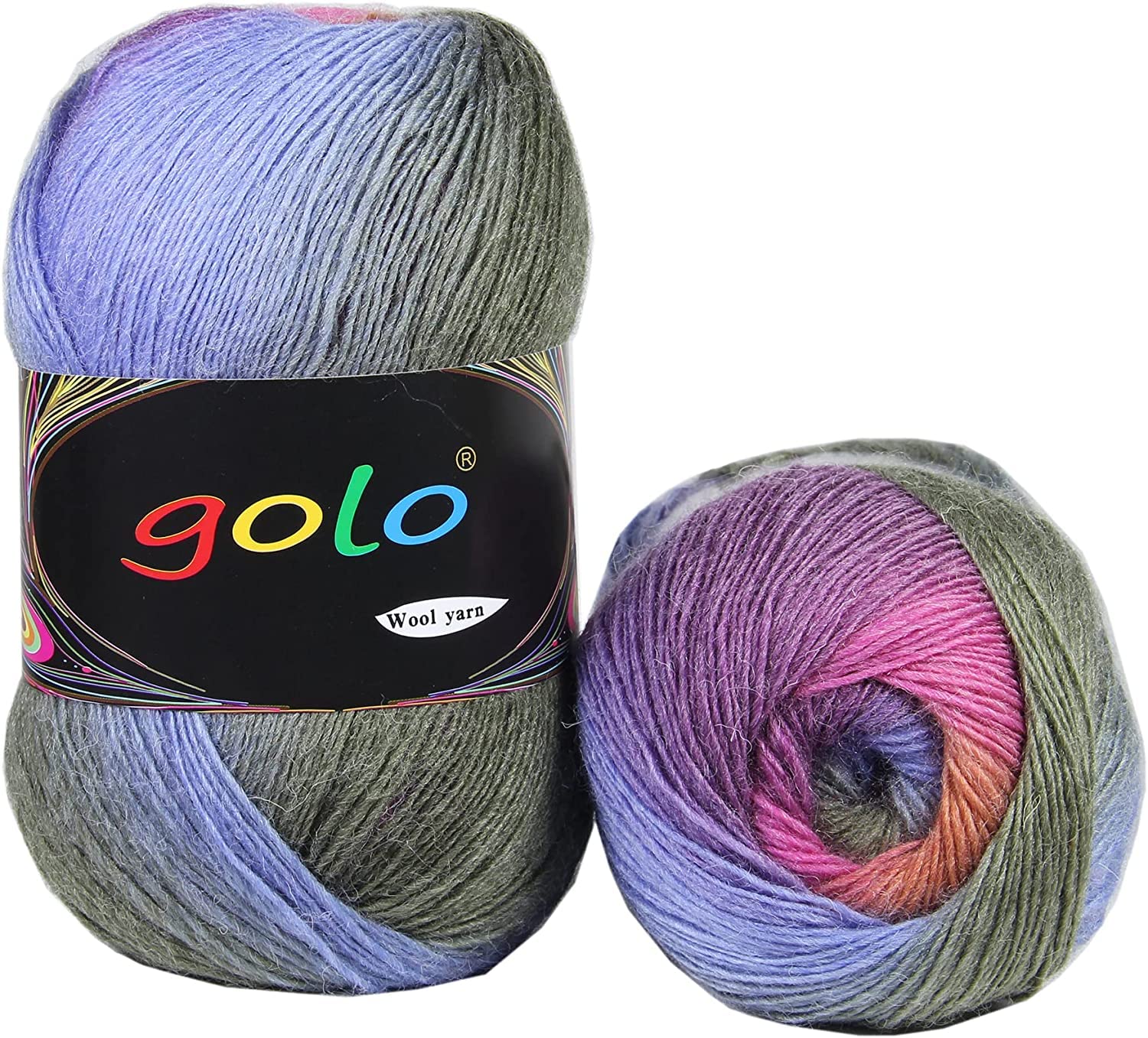 golo Wool Yarn for Knitting 100g Cachemire Yarn for Weaving (5D-07)