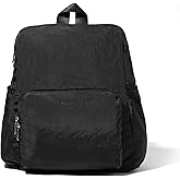 Baggallini Women's Carryall Packable Backpack, Black