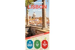 Lonely Planet Lisbon City Map 2 2nd Ed.: Durable, Waterproof, Easy-Fold Planning Map with Attractions & Walking Tours