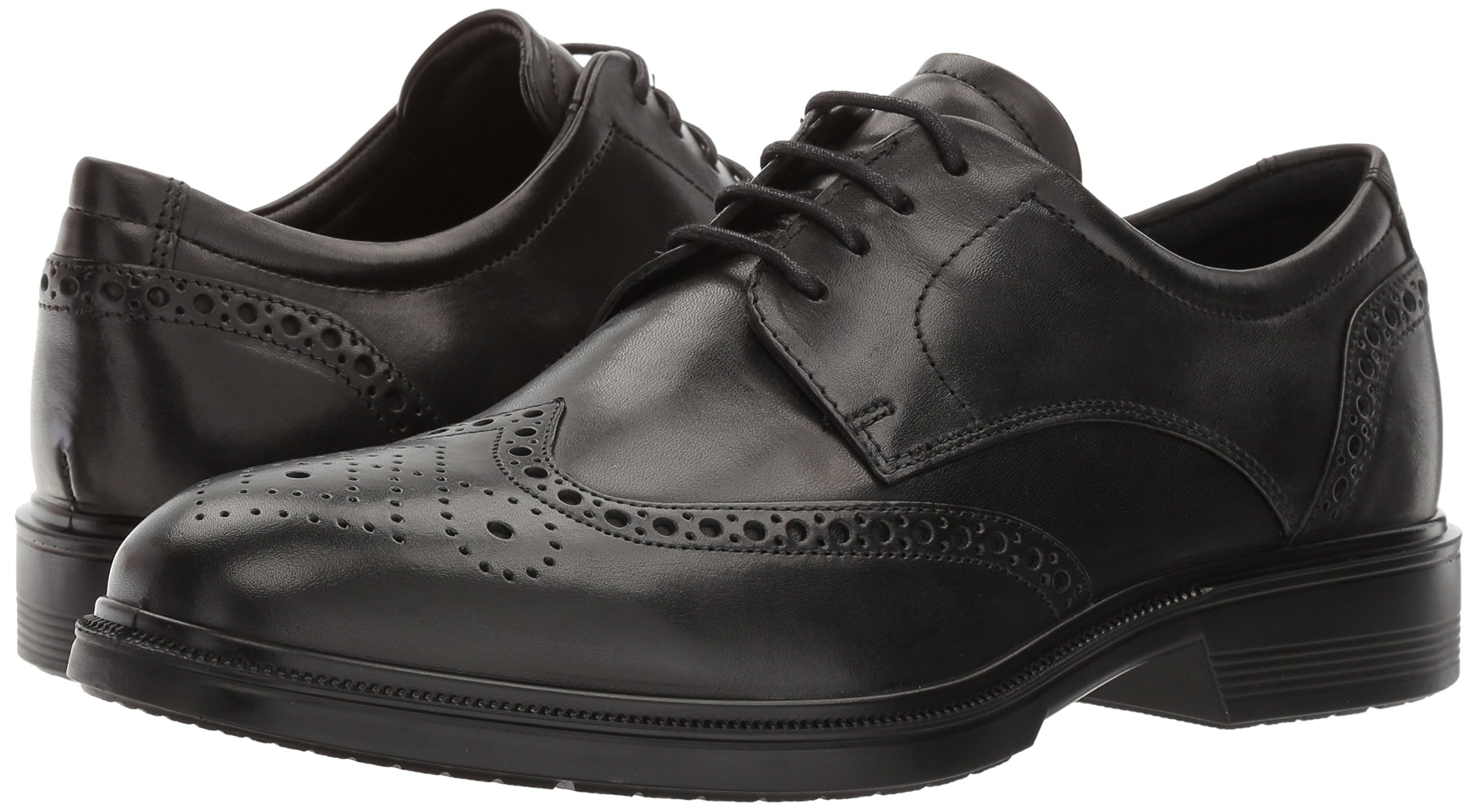 ECCO Lisbon, Brogues Men's, Black, 9.5 UK