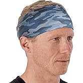 Tough Headwear Tough Outfitters Headband for Men - Mens Headbands - Working Out Sports Performance Head Bands - Athletic Cycling Running Sweat Band, Football Headbands - Sweat Bands Men/Women