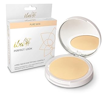 Iba Halal Care Perfect Look Long Wear Mattifying Compact, Snow White, 9 g