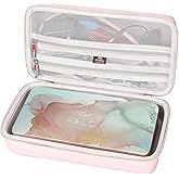 FBLFOBELI Hard Carrying Case for Halo Bolt Ultimate 2.0 & 3.0/for Halo Bolt Air + 55500 1750/for Halo Bolt Air 58830 Portable Vehicle Jump Starter with Air Compressor (Case Only) (Rose Gold)