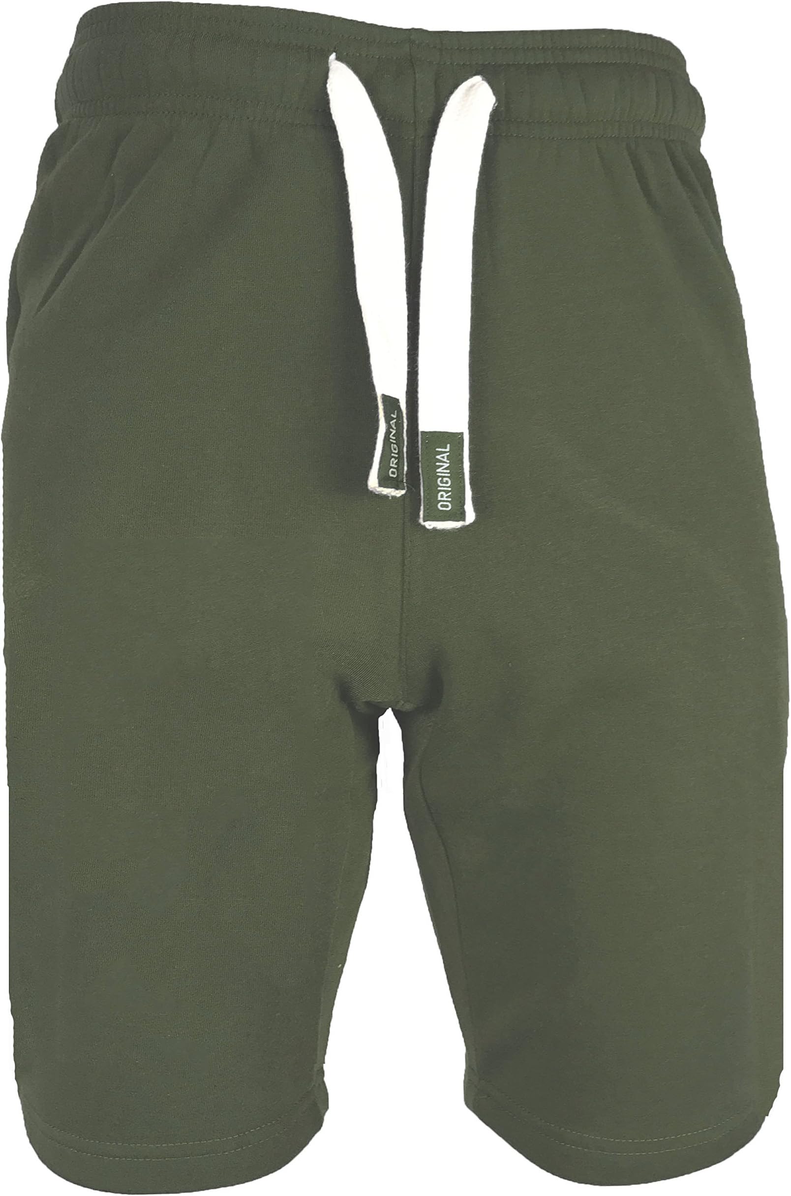 Mens Sweat Summer Jogger Plain Fleece Jersey Jogging Shorts S-XXL