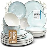 16 Piece Dinnerware Sets for 4 - Modern Style