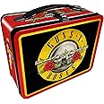 AQUARIUS Guns N’ Roses Fun Box - Sturdy Tin Storage Box with Plastic Handle & Embossed Front Cover - Officially Licensed GNR Merchandise & Collectible Gift