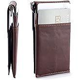 Dockem The Latcher Minimalist Wallet & Card Case Companion (Genuine Leather)