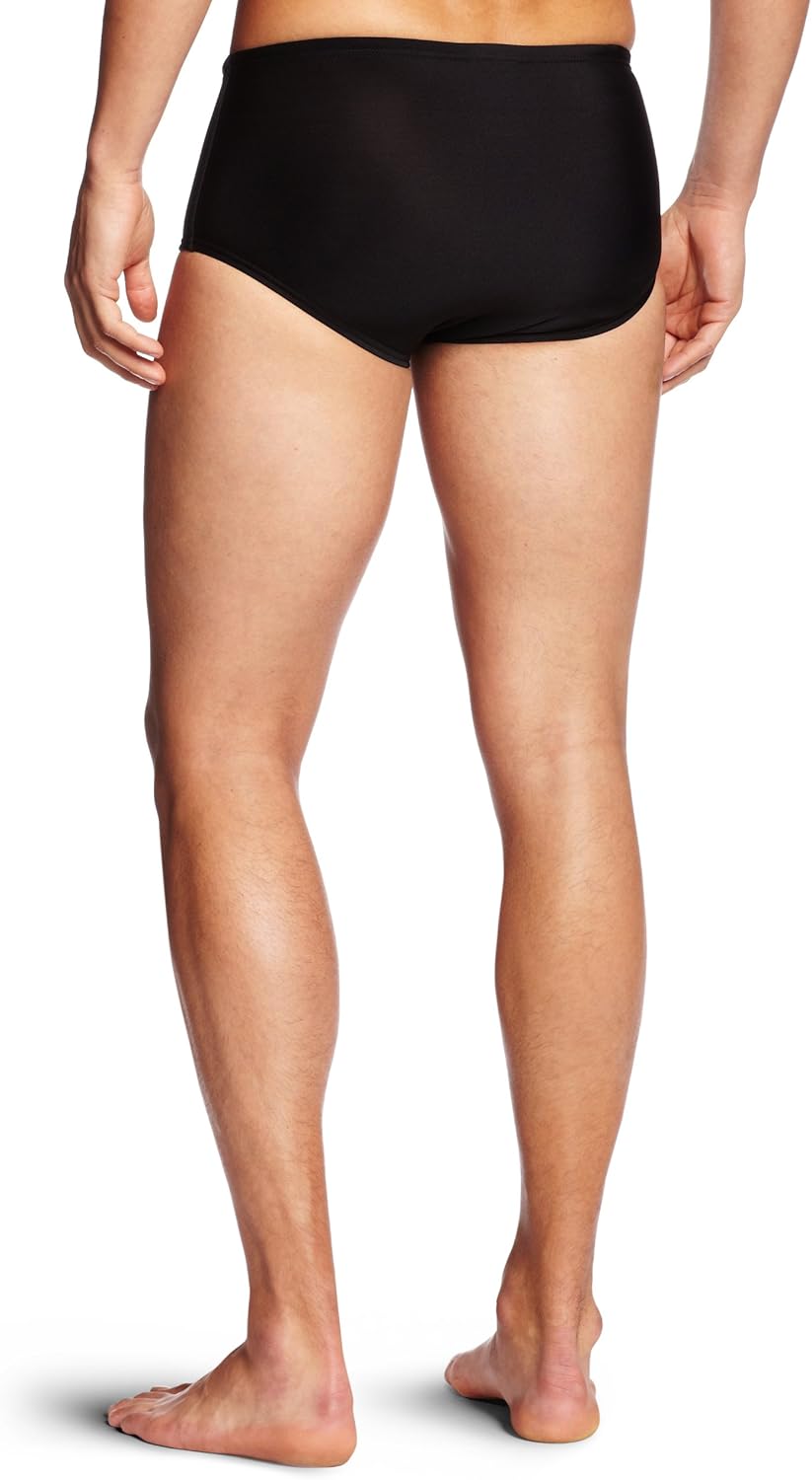Speedo Men's Swimsuit Brief Powerflex Eco Dive Solid : Clothing