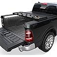 KUIPERAUTO Tri Hard Truck Bed Tonneau Cover Compatible for 2019-2024 Classic /2009-2025 Dodge Ram 1500 Inclu. Classic & New Body (w/o Ram Box)-5.8 FT Bed (Utility Track System w/LED Light Strip)