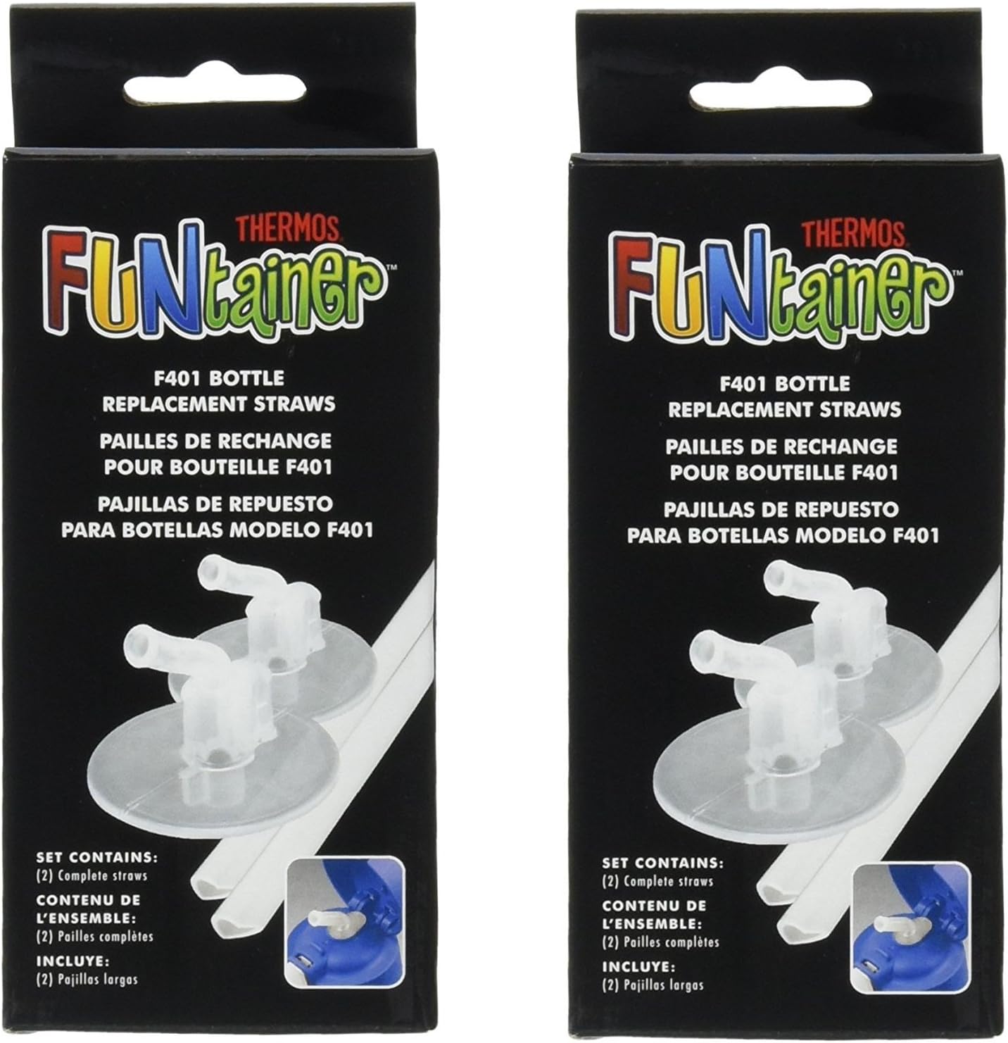 thermos funtainer bottle replacement straws