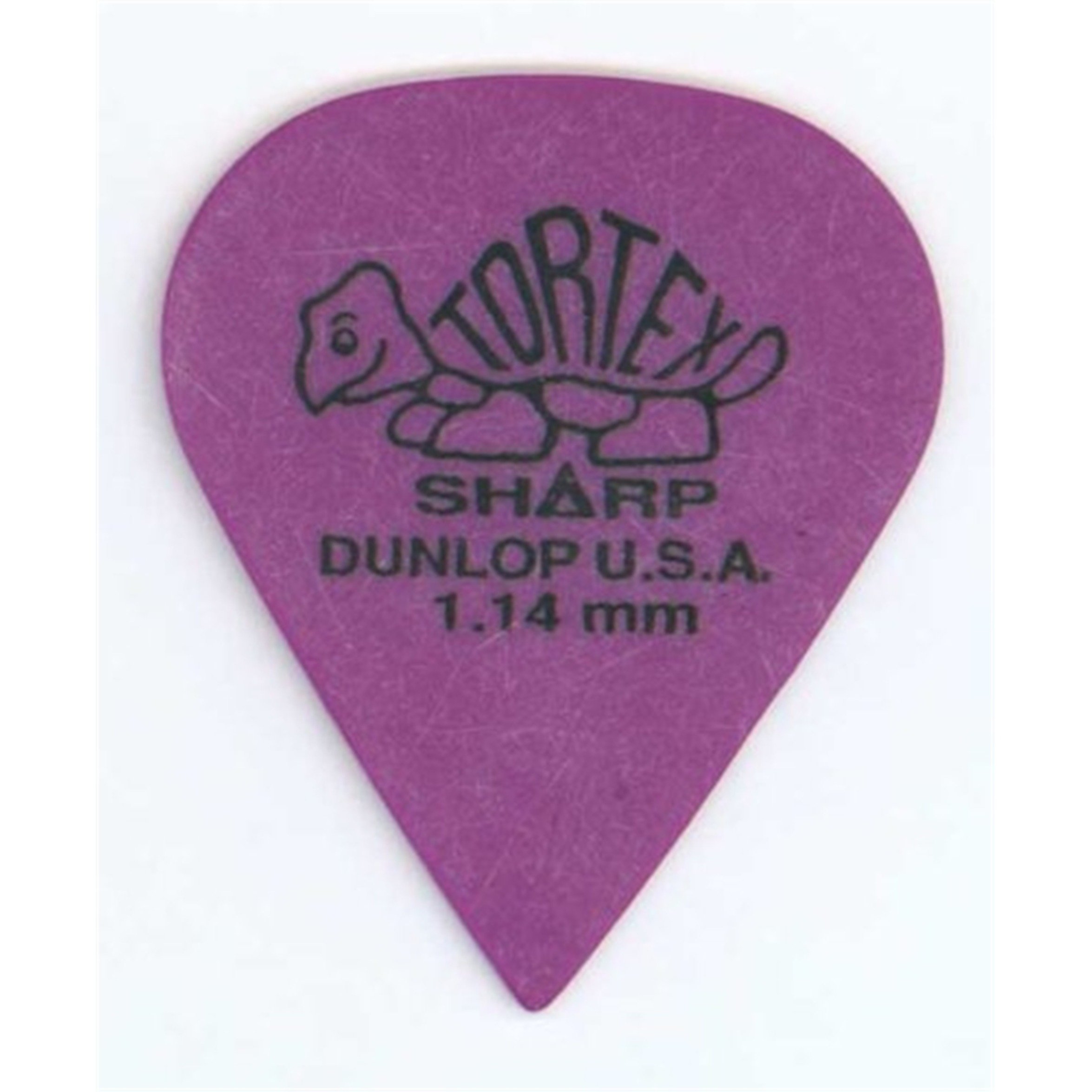 Dunlop Tortex Picks, 1.15 mm, Sharpened Pack of 72