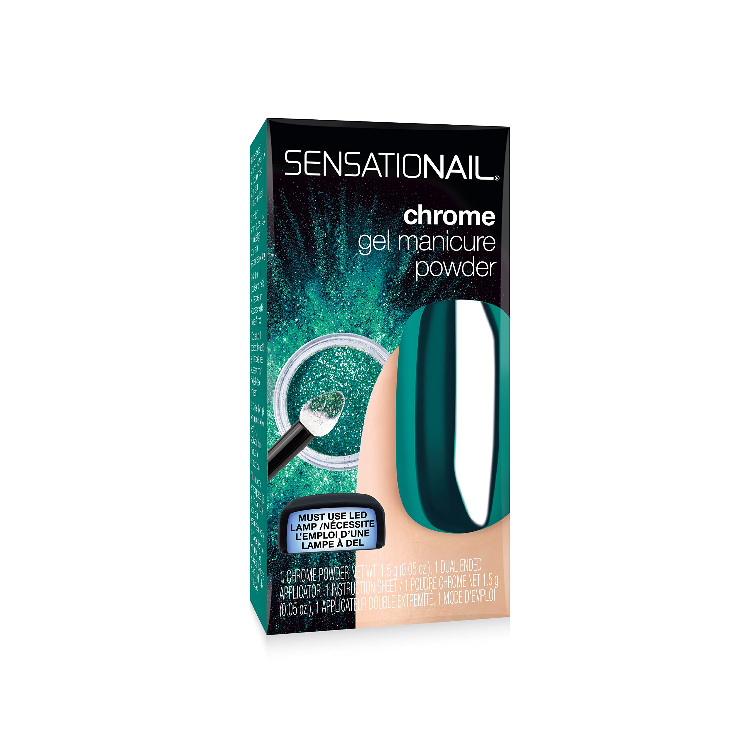 SensatioNail Chrome Powders, Green
